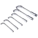 RS PRO Hexagon Tubular Box Spanner Set, 6 Pieces, 8 to 19 mm Tip Chrome Vanadium Steel Taiwan 449-9864