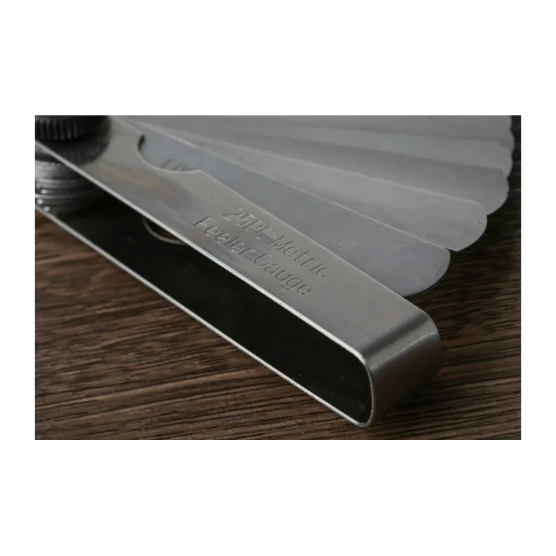 RS PRO Steel Feeler Gauge, 25 Blades, Metric, 3 Inch Blade Length, Thickness 0.04 mm to 1.00 mm, Model 449-9640