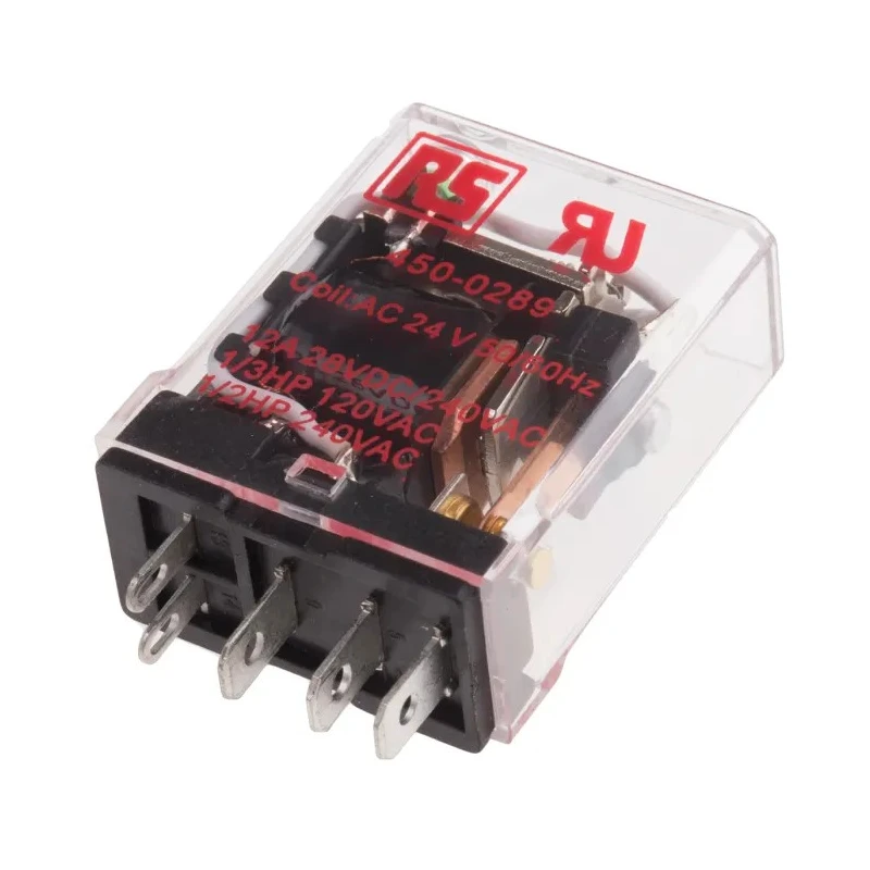 RS PRO 24V AC Coil Power Relay, 15A Switching Current, SPDT PCB Mount 450-0289