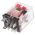 RS PRO Plug-in Power Relay, 24V AC Coil Voltage, 10A Switching Current, DPDT Contact Configuration 450-0346