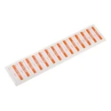 RS PRO Pre-Printed Adhesive Label Self-Adhesive Orange Text on White Background 38mm x 16mm 140 Per Pack 450-6013