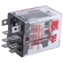 RS PRO Plug-in Power Relay 24V dc Coil, 10A Switching Current, DPDT 450-0425