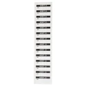 RS PRO Pre-Printed Adhesive Asset ID Label 38mm x 15mm Black Text on White Background Pack of 140 450-6265