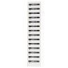 RS PRO Pre-Printed Adhesive Asset ID Label 38mm x 15mm Black Text on White Background Pack of 140 450-6265