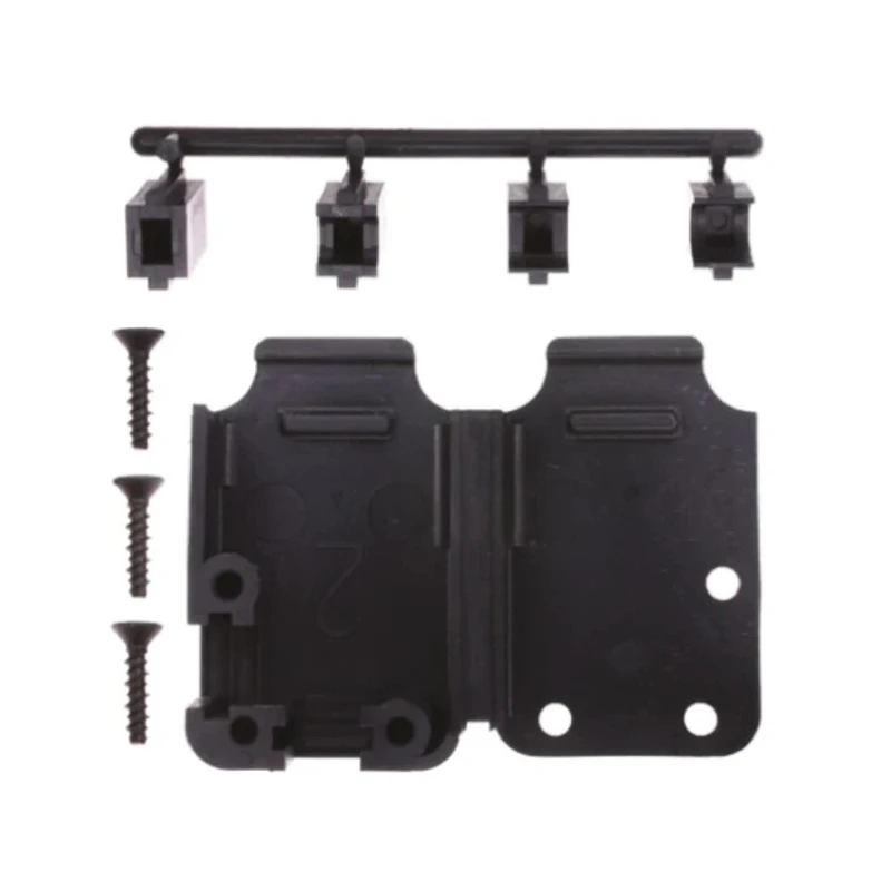 TE Connectivity 207470 Series Thermoplastic Straight D-Sub Backshell, 15 Way 207470-1