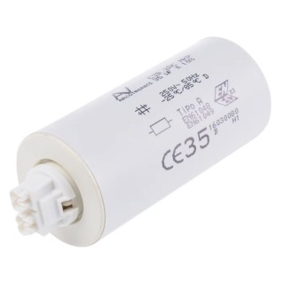 KEMET C3B Film Capacitor 35F ±10% 275V AC Cable Mount C3B2AC55350B20K