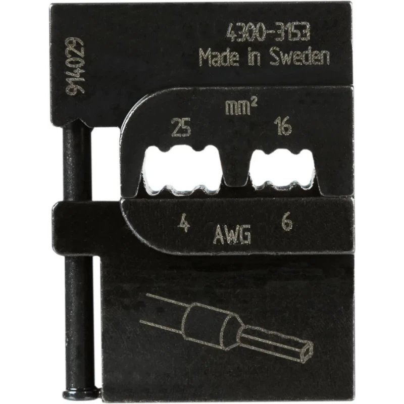 RS PRO Crimp Die Coaxial Type Crimp Tool 485-915