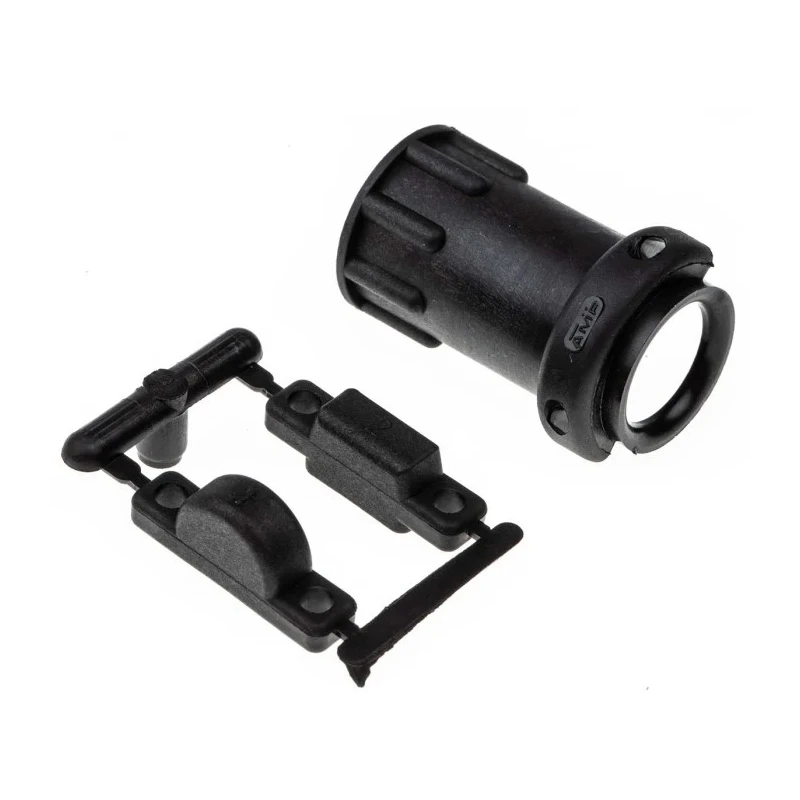 TE Connectivity Black Thermoplastic Cable Clamp 11.51 mm Max. Bundle Screw 182928-1