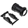 TE Connectivity Black Thermoplastic Cable Clamp 11.51 mm Max. Bundle Screw 182928-1