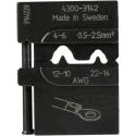 RS PRO Crimp Die Coaxial Type Crimp Tool 485-921, For Insulated Terminals, Heatshrink Splices, Open Barrel Terminals