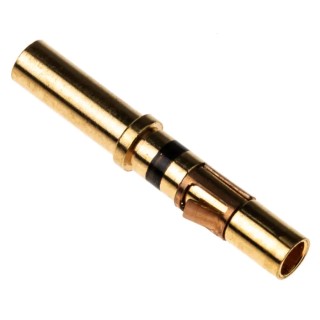 ITT Cannon Female Crimp Circular Connector Contact , 16AWG Wire Size, 13A Current, Gold Plated T3P16FC1LZ / 192991-0041