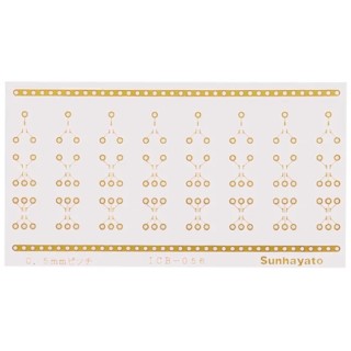 Sunhayato Extender Board Converter Board FR4 Epoxy Glass Fabric Laminate 100 mm x 55 mm ICB-056
