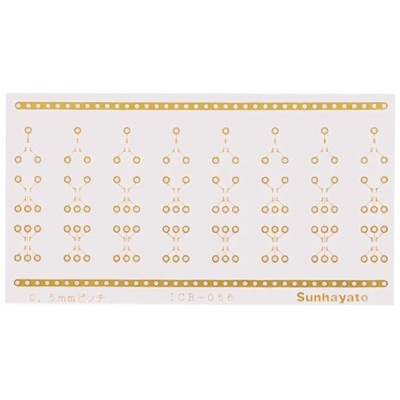 Sunhayato Extender Board Converter Board FR4 Epoxy Glass Fabric Laminate 100 mm x 55 mm ICB-056