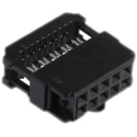 TE Connectivity 10-Way IDC Connector Female 2 Row Cable Mount 250V AMP-LATCH Novo Series 1658621-1