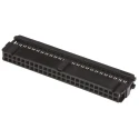 TE Connectivity 50-Way 2 Row Shrouded Female IDC Connector for 2.54mm Pitch Cable 1A 250V AC 1-1658621-0