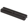 TE Connectivity 50-Way 2 Row Shrouded Female IDC Connector for 2.54mm Pitch Cable 1A 250V AC 1-1658621-0