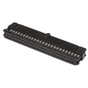 TE Connectivity 50-Way 2 Row Shrouded Female IDC Connector for 2.54mm Pitch Cable 1A 250V AC 1-1658621-0