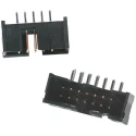 TE Connectivity AMP-LATCH Series Straight Through Hole PCB Header, 40 Contact(s), 2.54 mm Pitch, 2 Row, Shrouded 5103308-8