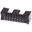 TE Connectivity AMP-LATCH Series Straight Through Hole PCB Header, 16 Contacts, 2.54 mm Pitch, 2 Row, Shrouded 5103308-3