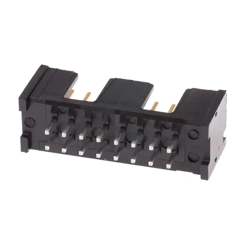 TE Connectivity AMP-LATCH Series Straight Through Hole PCB Header, 16 Contacts, 2.54 mm Pitch, 2 Row, Shrouded 5103308-3