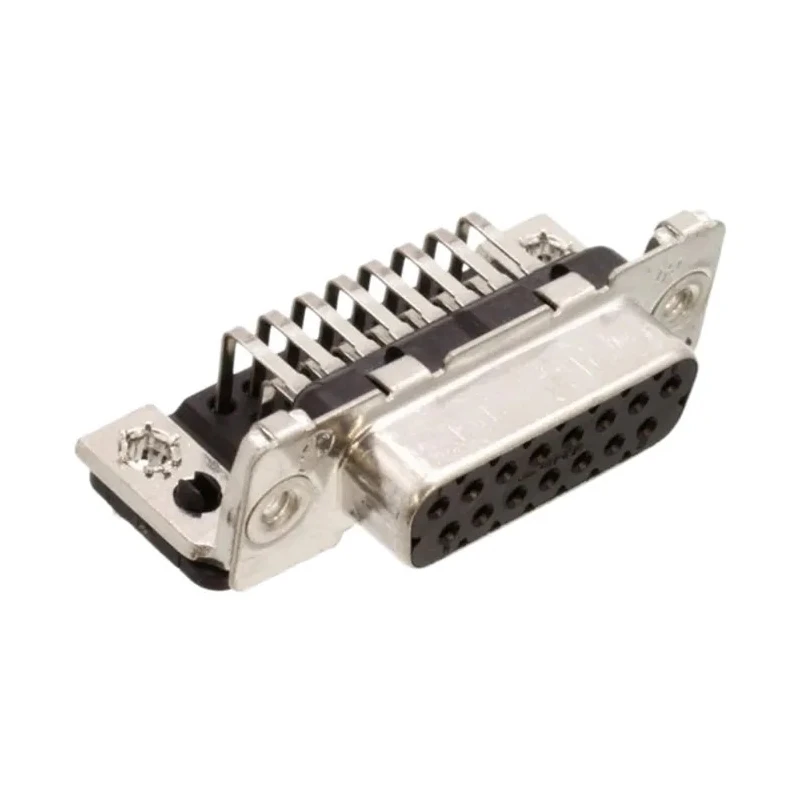 TE Connectivity AMPLIMITE HD-20 15 Way Right Angle Through Hole D-Sub Connector 2.74 mm Pitch 1-106506-2
