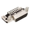 TE Connectivity AMPLIMITE HD-20 15 Way Right Angle Through Hole D-Sub Connector 2.74 mm Pitch 1-106506-2