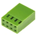 TE Connectivity AMPMODU MOD IV Female Connector Housing 2.54 mm Pitch 8 Way 2 Row Straight 925367-4