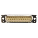 TE Connectivity 25 Way Right Angle 2.76 mm Pitch Through Hole D-Sub Connector with 4 to 40 UNC Threaded Insert 8-1393480-7