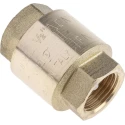 RS PRO Brass Threaded Single Check Valve 1/2 in BSPP, 12 bar, Female Inlet/Outlet, Brass Body 486-148