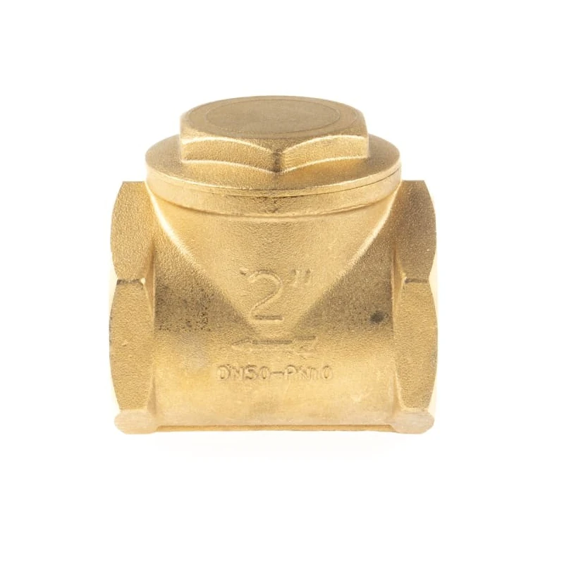 RS PRO Brass Threaded Single Check Valve 2 in BSPP 16 bar 486-182