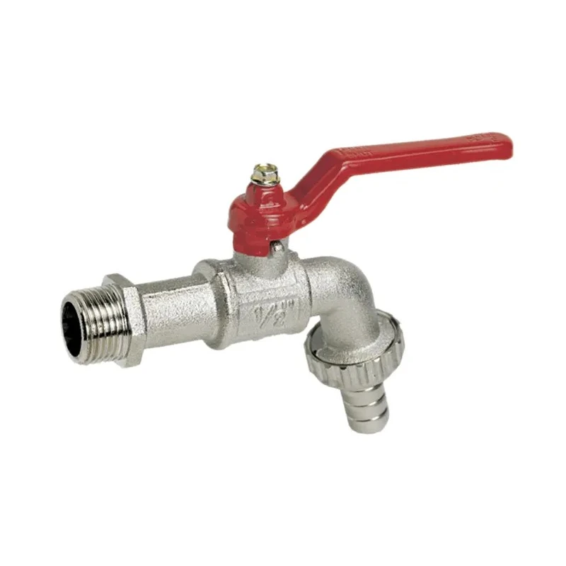 RS PRO Chrome Brass Lever Bib Tap BSP, 3/4 in BSP, Brass Body, Chrome Finish, 21 bar Max Pressure 486-198