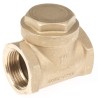 RS PRO Brass Threaded BSP Single Non Return Valve 1 in, 12 bar 486-205