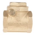 RS PRO Brass Threaded BSP Single Non Return Valve 1 in, 12 bar 486-205