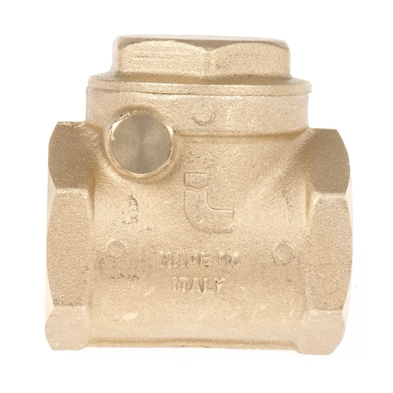RS PRO Brass Threaded BSP Single Non Return Valve 1 in, 12 bar 486-205
