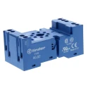 Finder 8 Way DIN Rail Relay Socket 250V AC 10A Screw Terminal for 60.12 Relay 90.02SMA