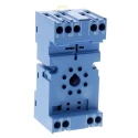 Finder 8 Way DIN Rail Relay Socket 250V AC 10A Screw Terminal for 60.12 Relay 90.02SMA
