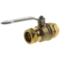 RS PRO Brass Compression Full Port Ball Valve 16 Bar Operating Pressure 12-54 mm Inlet 28 mm Outlet 486-344