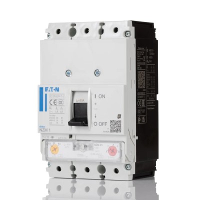 Eaton xEnergy Molded Case Circuit Breaker 3-Pole 80A Breaking Capacity 50kA Fixed Mount 259084 NZMN1-A80