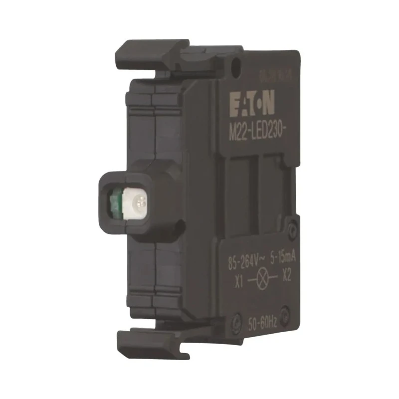 Eaton RMQ Titan M22 Series White Momentary Push Button Head 22 mm Cutout IP69K 78639211 M22-DL-W+M22-A+M22-LED230-W