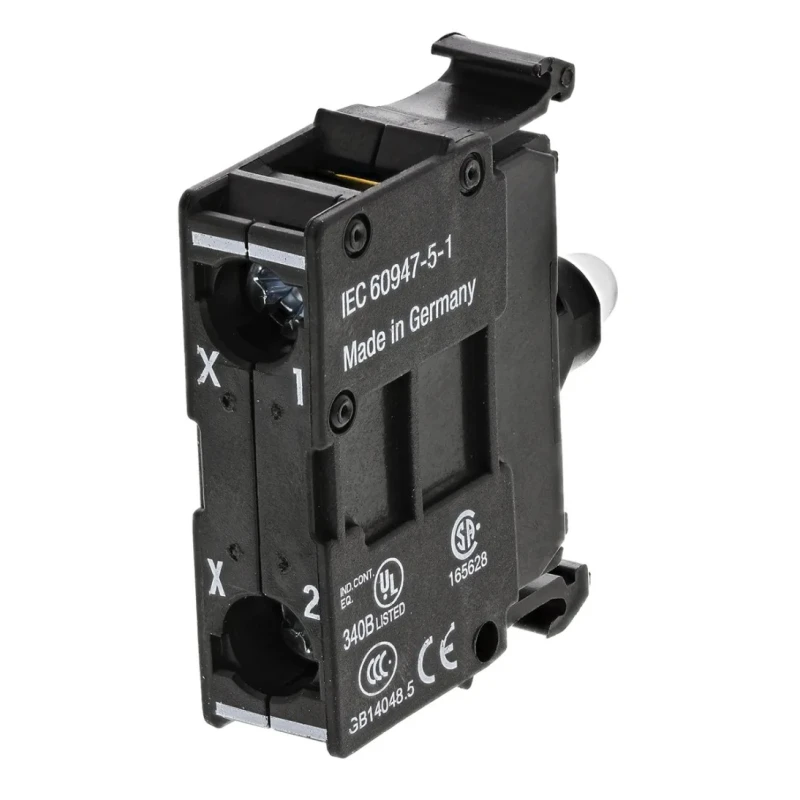 Eaton RMQ Titan M22 Series White Momentary Push Button Head 22 mm Cutout IP69K 78639211 M22-DL-W+M22-A+M22-LED230-W