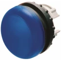 Eaton Blue Pilot Light, 22.5 mm Cutout Round Flush Mount RMQ Titan M22 Series 78639221 M22-L-B+M22-A+M22-LED230-B