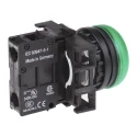Eaton Flush Rear Surface Mount Green LED Pilot Light RMQ Titan M22 22 mm Cutout 264V AC 78639223 M22-L-G+M22-A+M22-LED230-G