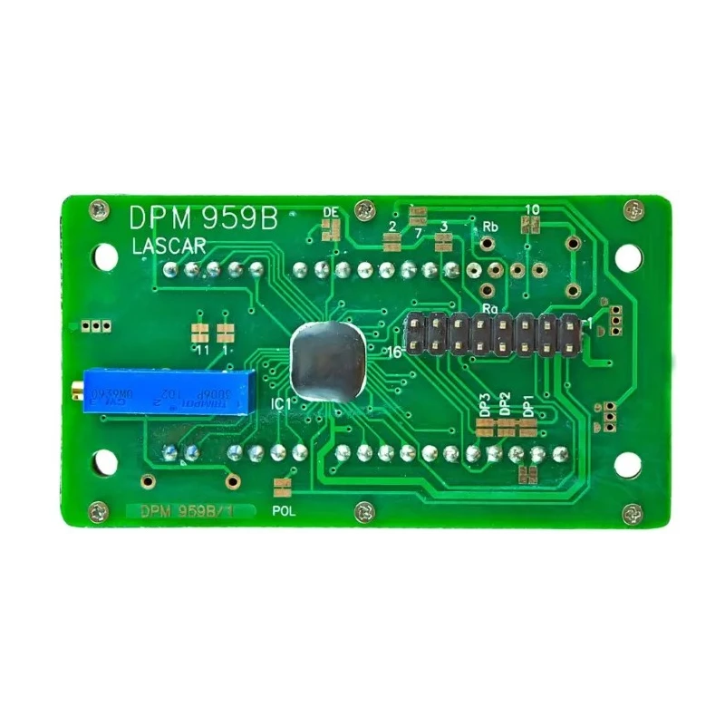 Lascar Digital Voltmeter DC LED Display 3.5-Digits 0.1% Accuracy 40 mm x 72 mm DPM 959B