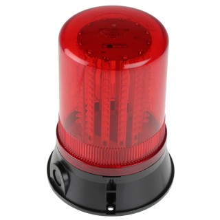 Moflash LED400 Series Red Beacon 24V Flashing, Rotating, Steady Surface Mount LED Bulb IP67 LED400