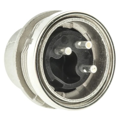 Amphenol Industrial C 091 A 3 Pole Straight M16 DIN Plug Panel Mount Male Screw Lock 4A 300V T3262000