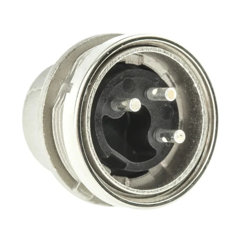 Amphenol Industrial C 091 A 3 Pole Straight M16 DIN Plug Panel Mount Male Screw Lock 4A 300V T3262000