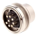 Amphenol Industrial C 091 A 8 Pole Straight M16 DIN Plug Panel Mount Male 4A 100V Screw Lock T3506000
