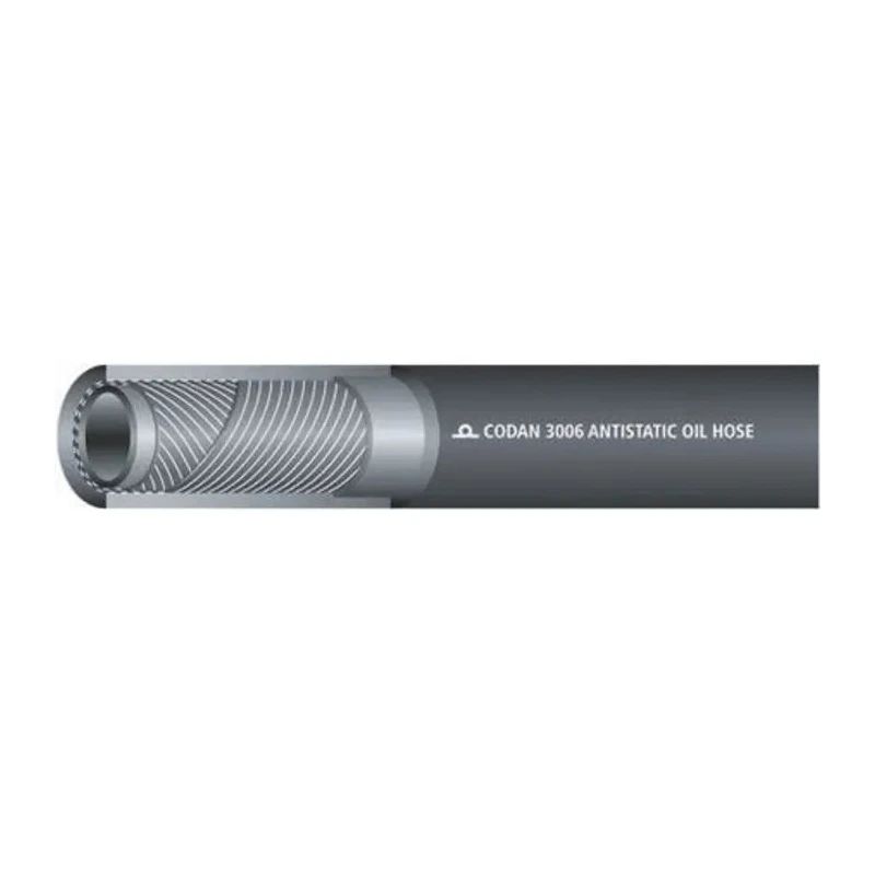 Semperit CR Nitrile Rubber (NBR) Hose Pipe 7.9 mm ID, 15.9 mm OD, Black, 25 m 486-669