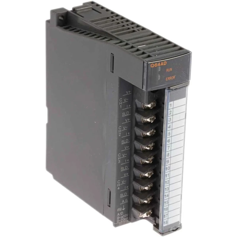 Mitsubishi Electric MELSEC Q Series PLC I/O Module 5V DC Supply Voltage Q64AD