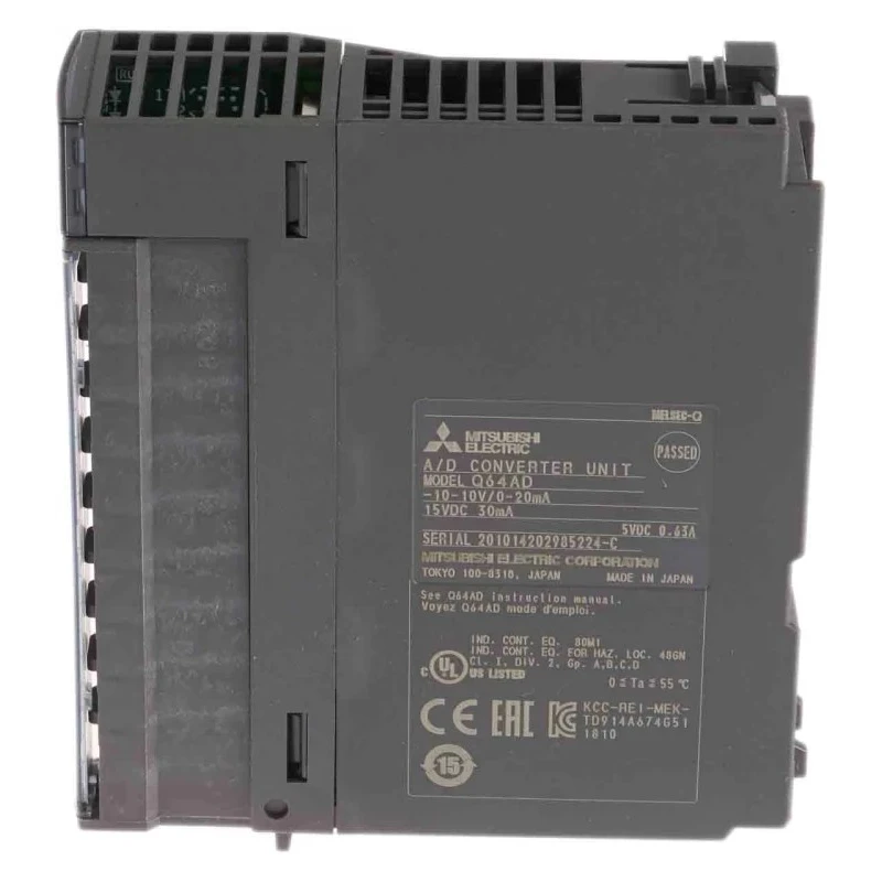 Mitsubishi Electric MELSEC Q Series PLC I/O Module 5V DC Supply Voltage Q64AD